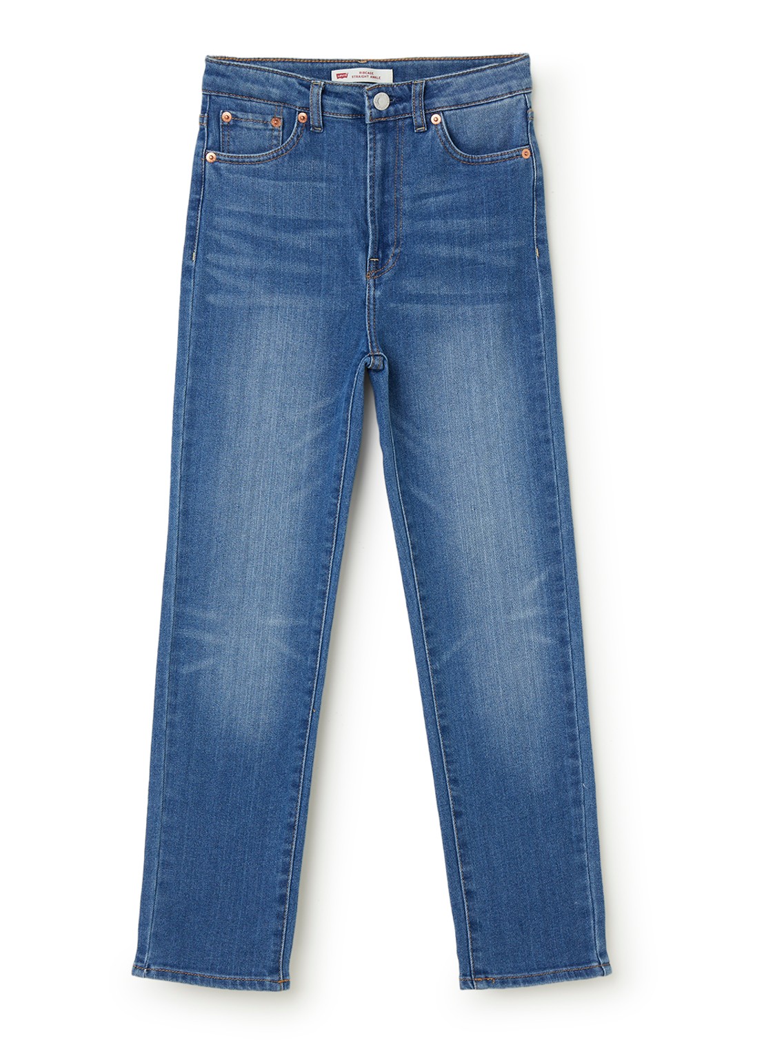 Levi's Ribcage straight leg jeans met stretch - voorkant 2 jeans