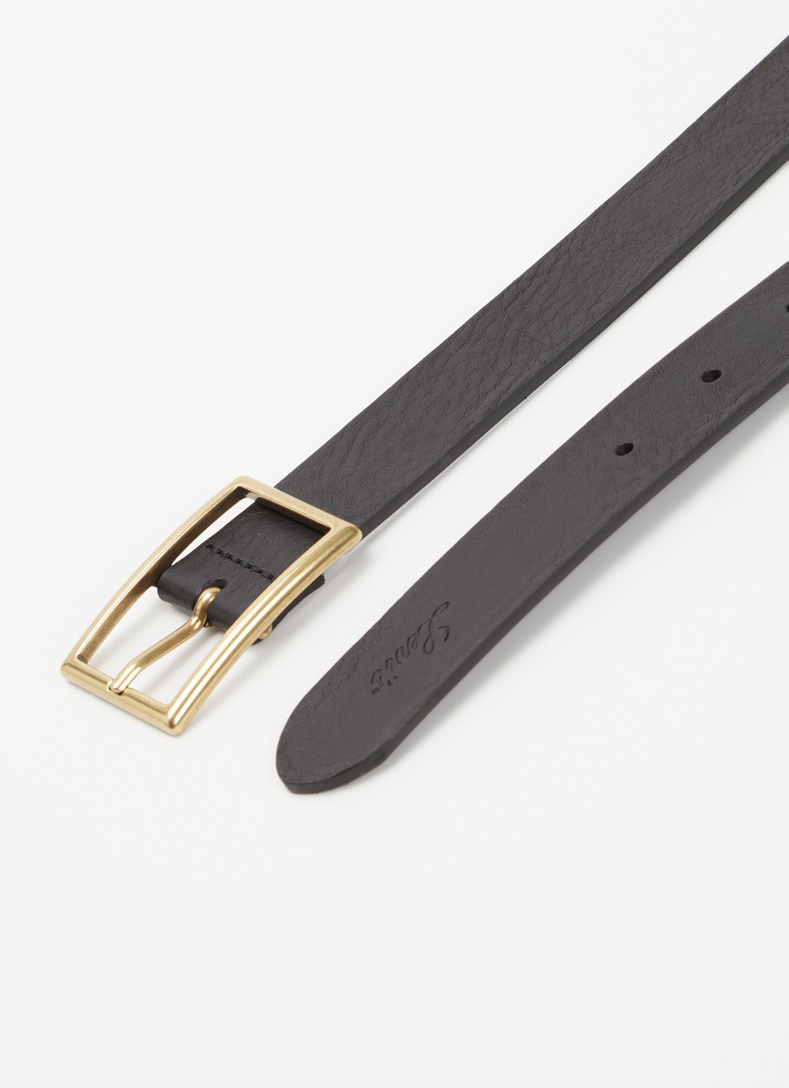 Levi's Riem van leer - detail zwart