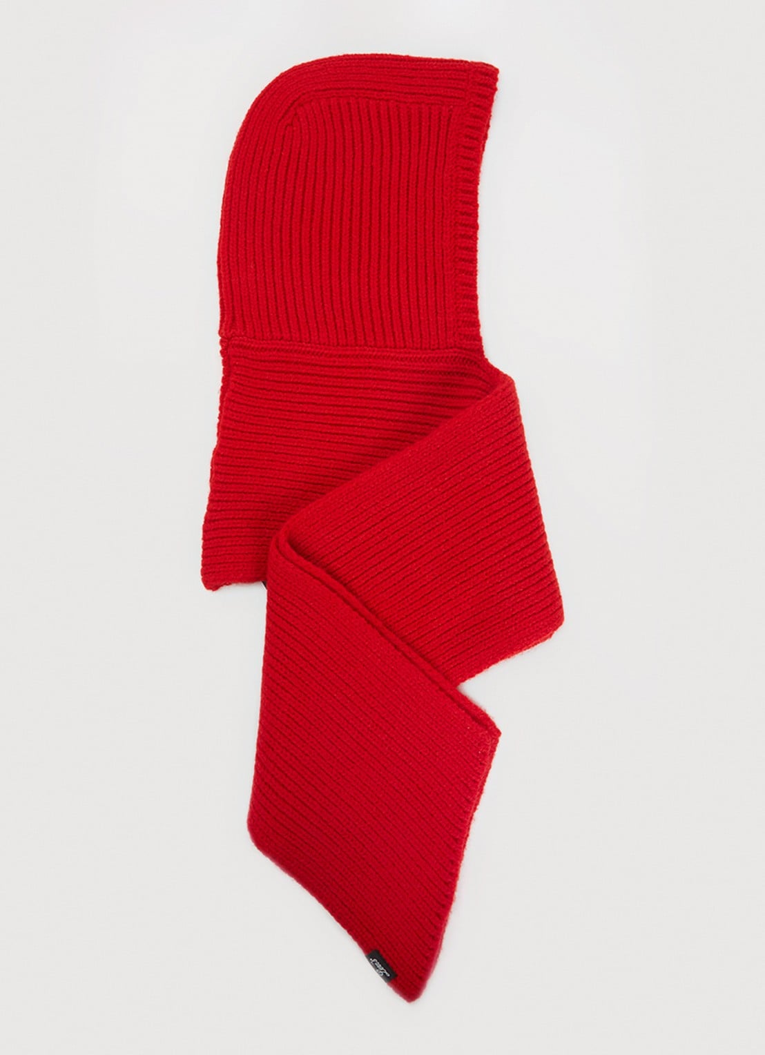 Levi's Sadie sjaal met capuchon in wolblend  - voorkant rood