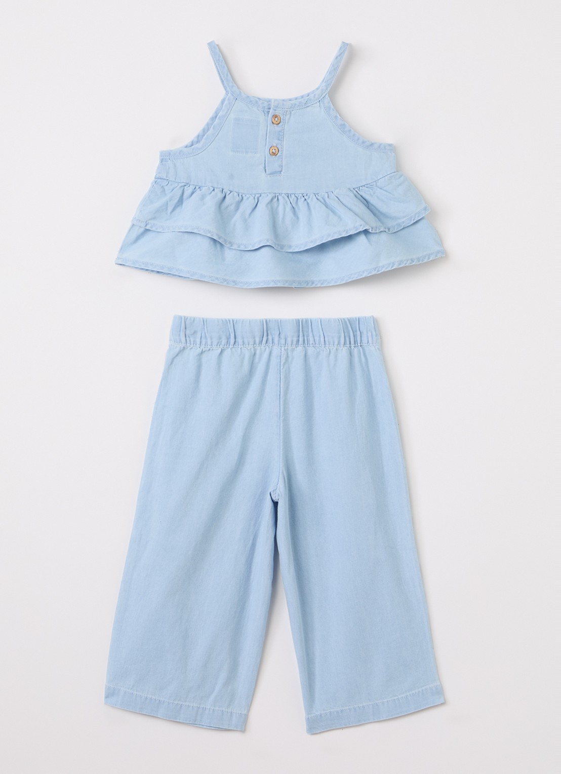 Levi's Set van top met broek 2-delig - voorkant 2 lichtblauw