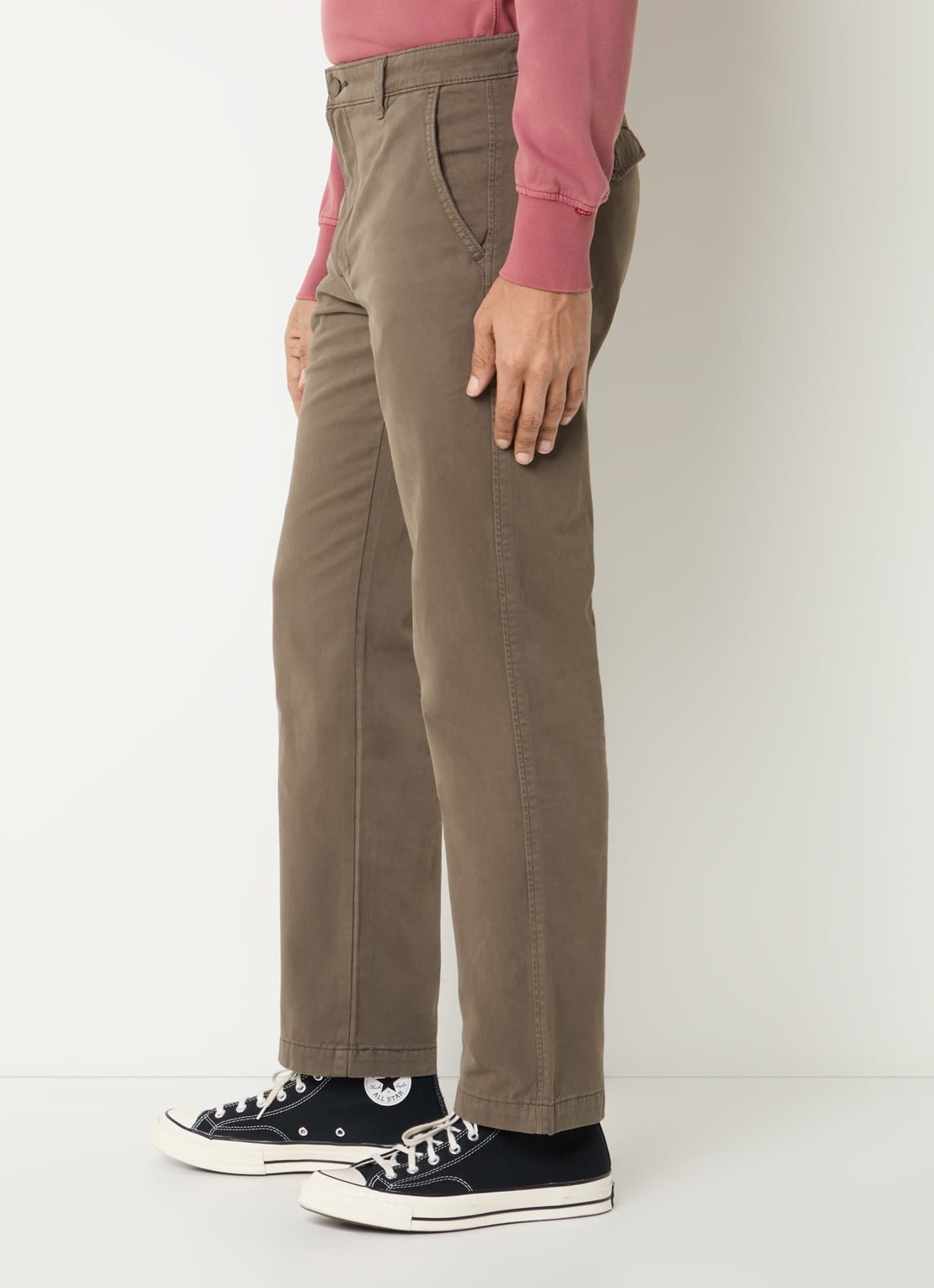 Levi's Slim fit chino met steekzakken - detail 2 bruin