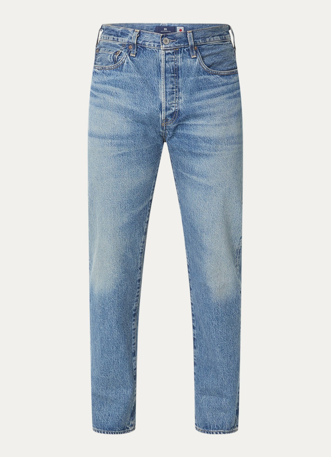 Levi's Slim fit jeans met medium wassing - voorkant indigo