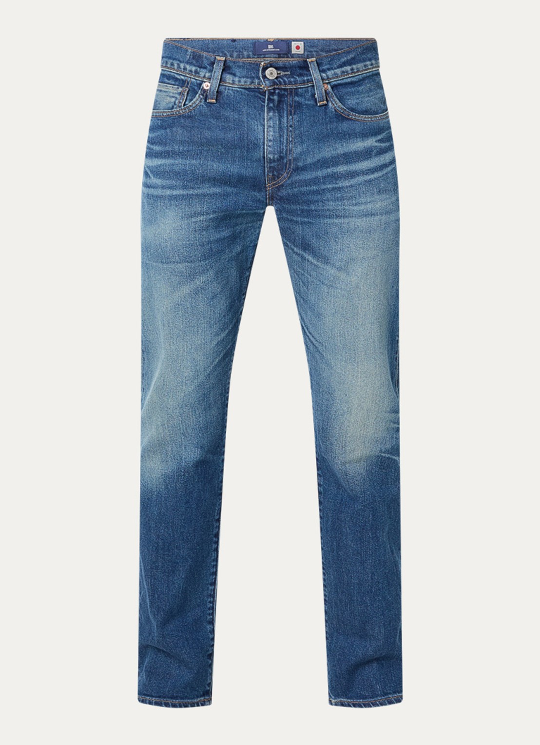 Levi's Slim fit jeans met medium wassing - voorkant 4 indigo