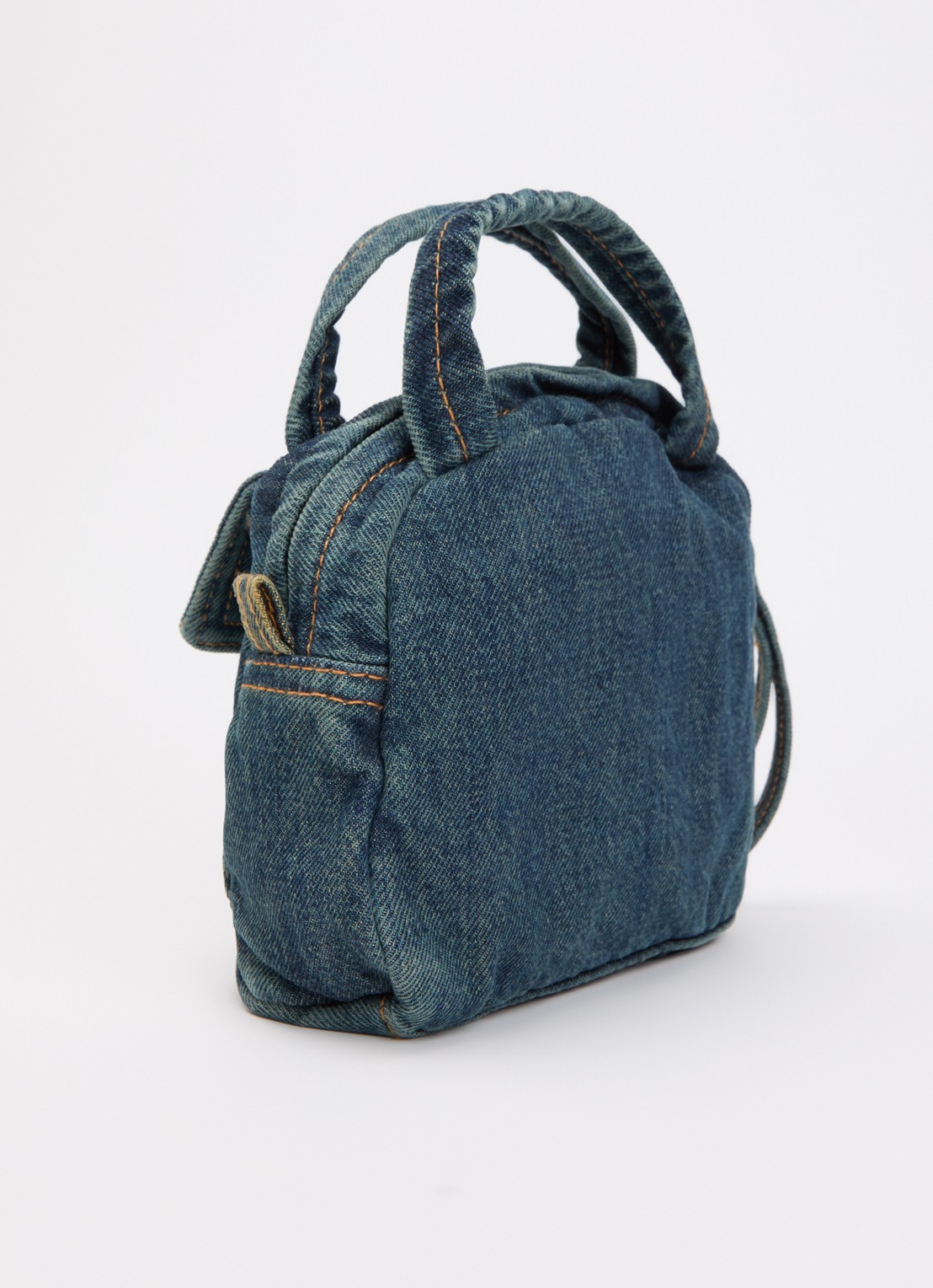 Levi's Small Blake Grungy Girl crossbodytas van denim met afneembare schouderriem - achterkant 5 indigo