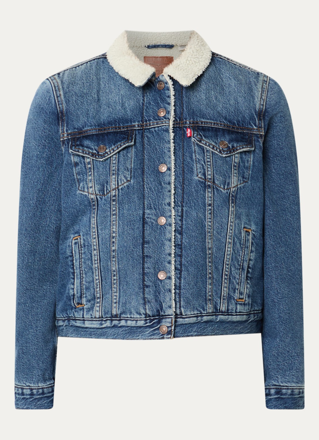 Levi's Spijkerjas met borstzakken - voorkant 3 indigo