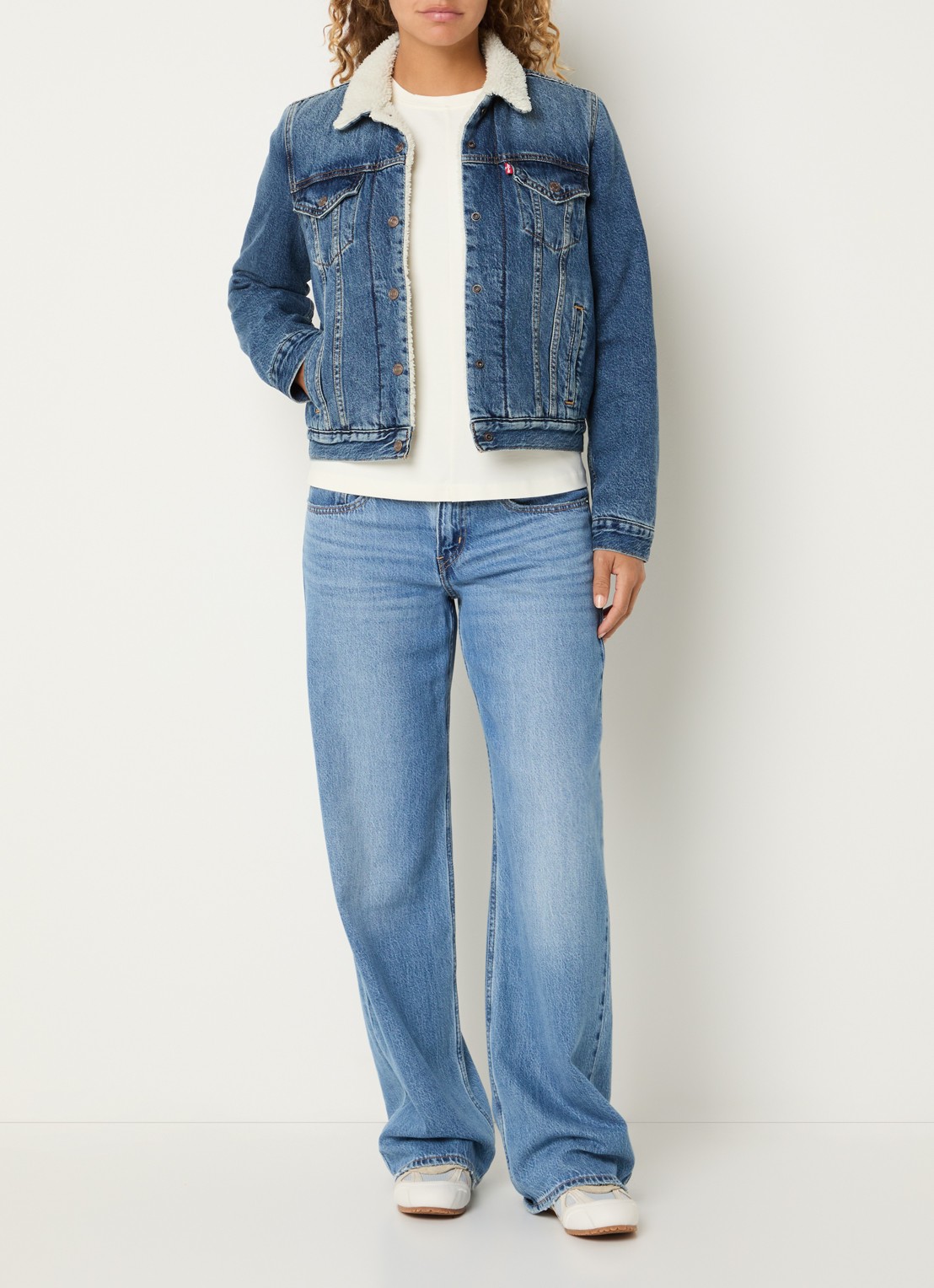 Levi's Spijkerjas met borstzakken - voorkant 4 indigo