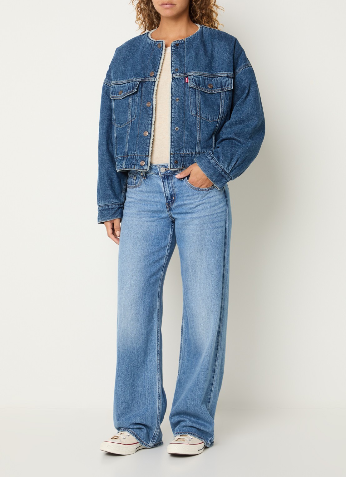 Levi's Spijkerjas met borstzakken - voorkant 4 indigo