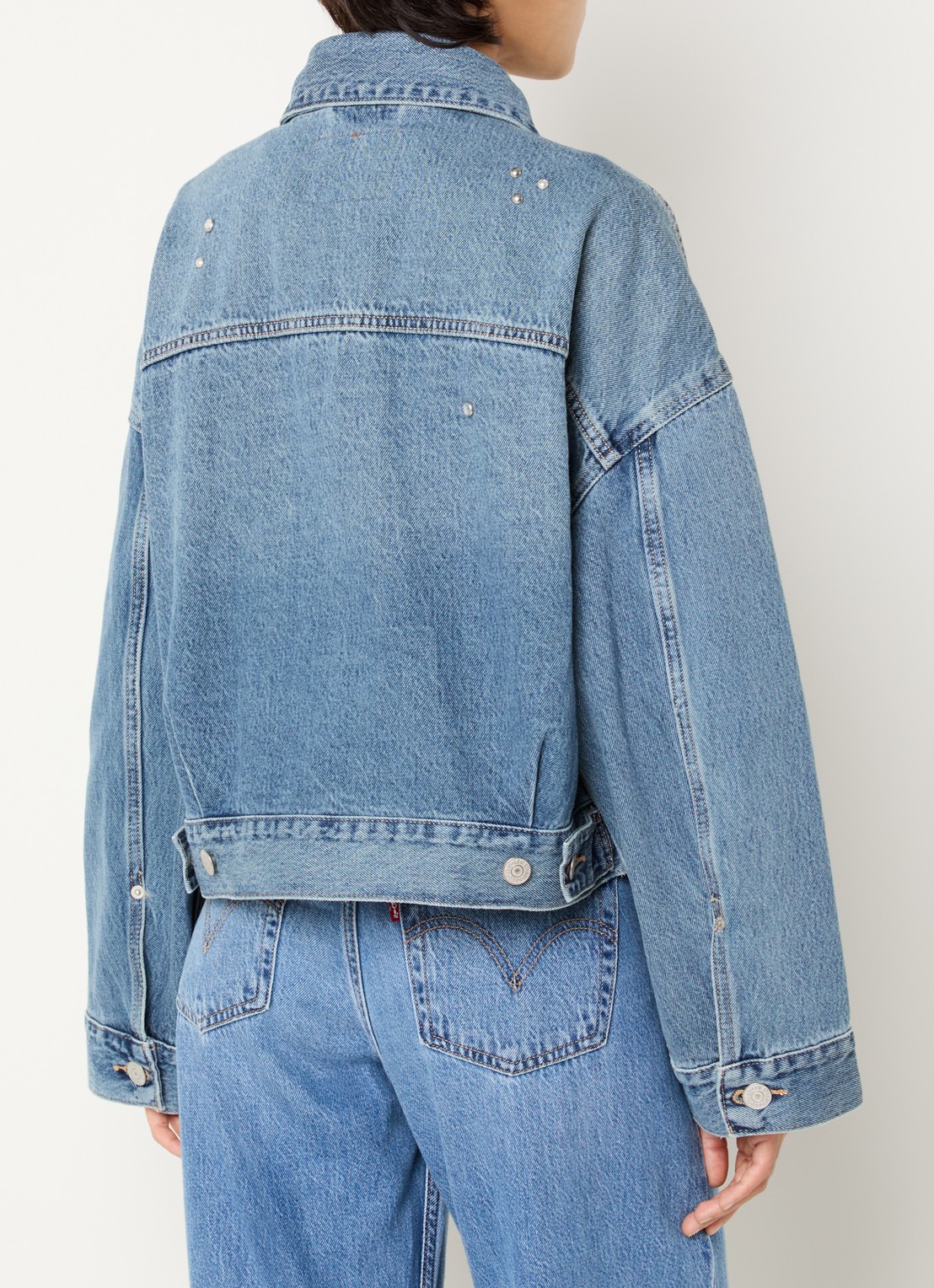 Levi's Spijkerjas met borstzakken - achterkant 2 indigo