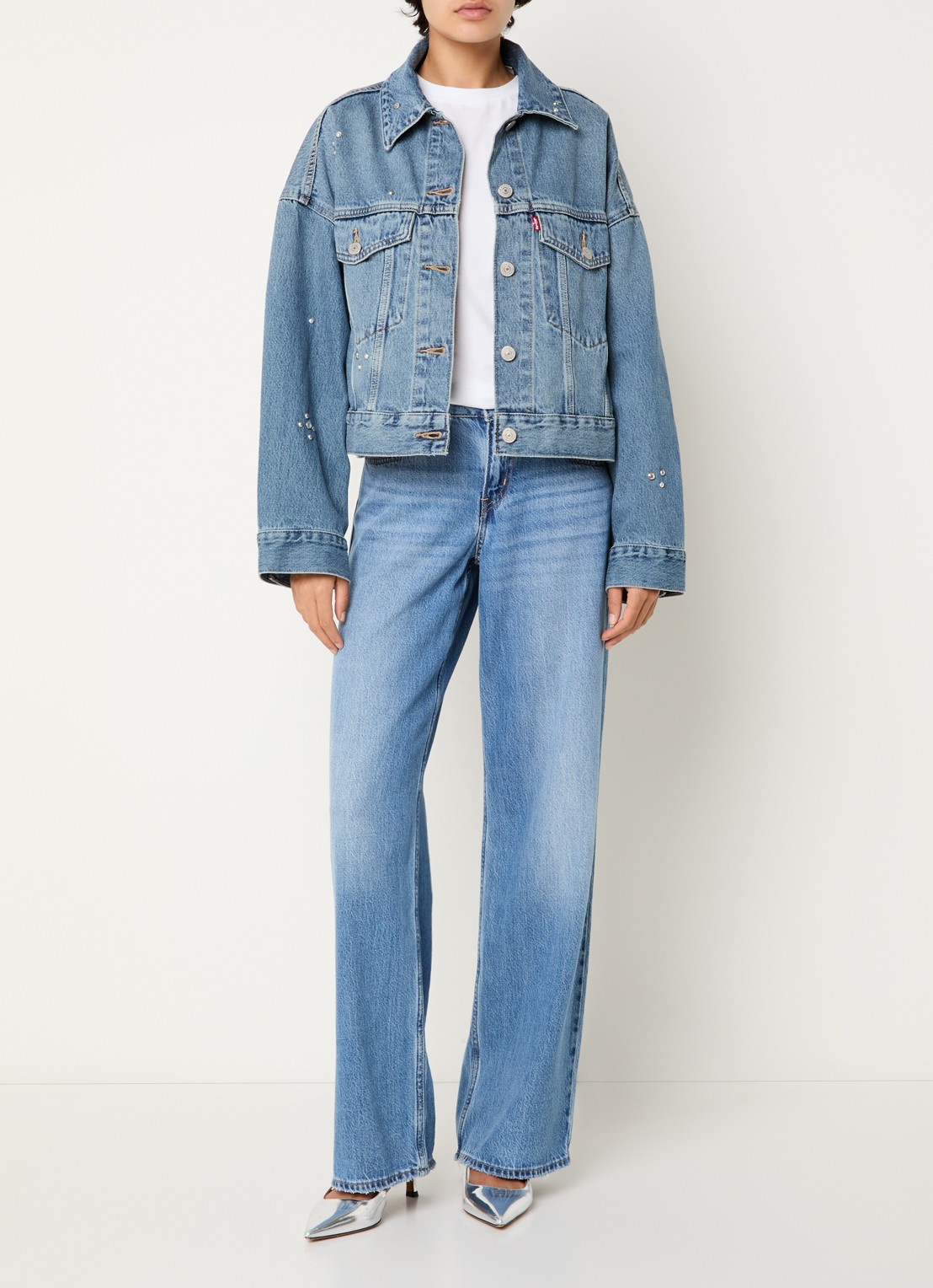Levi's Spijkerjas met borstzakken - voorkant 4 indigo