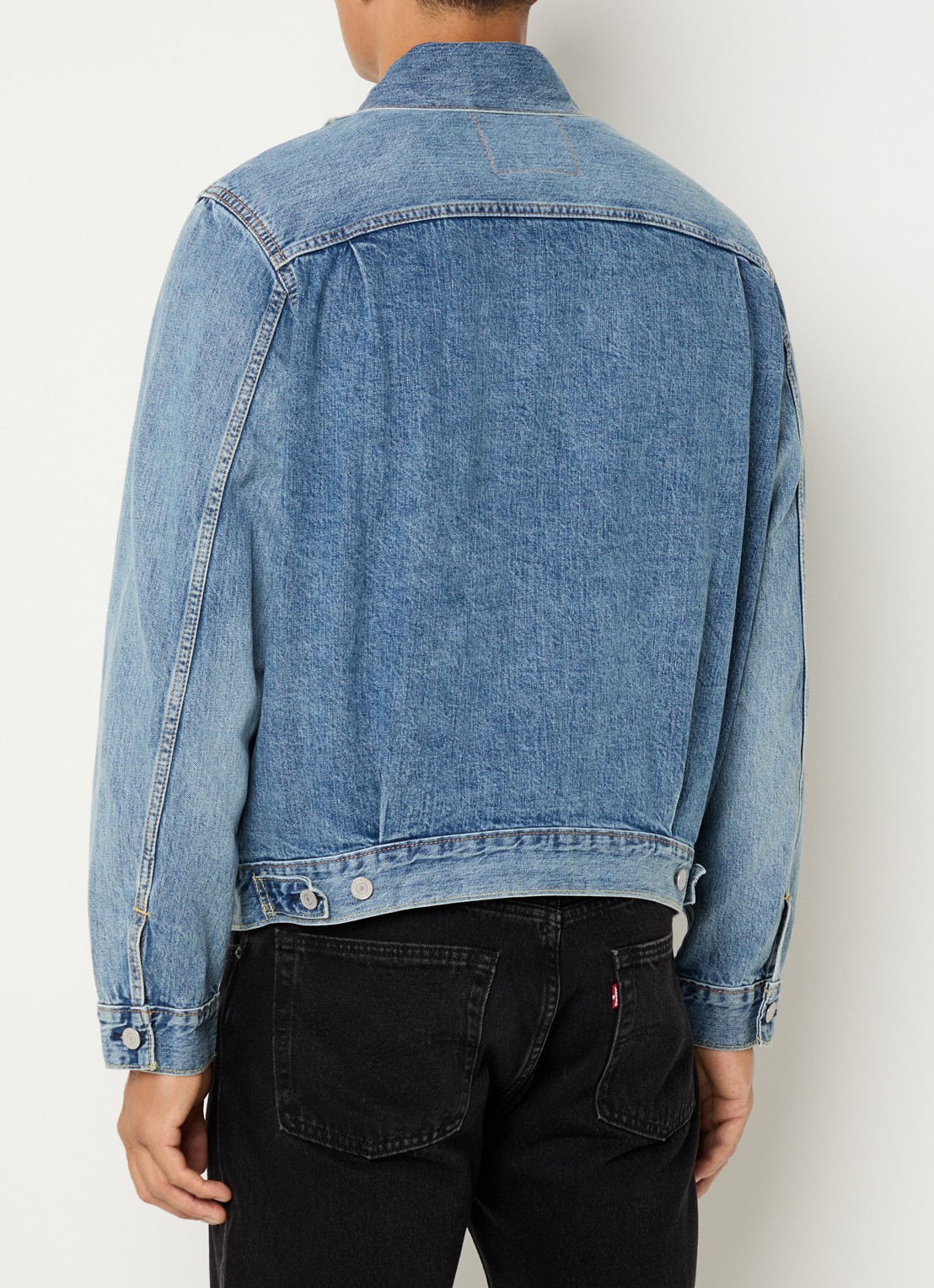 Levi's Spijkerjas met borstzakken - achterkant 4 indigo