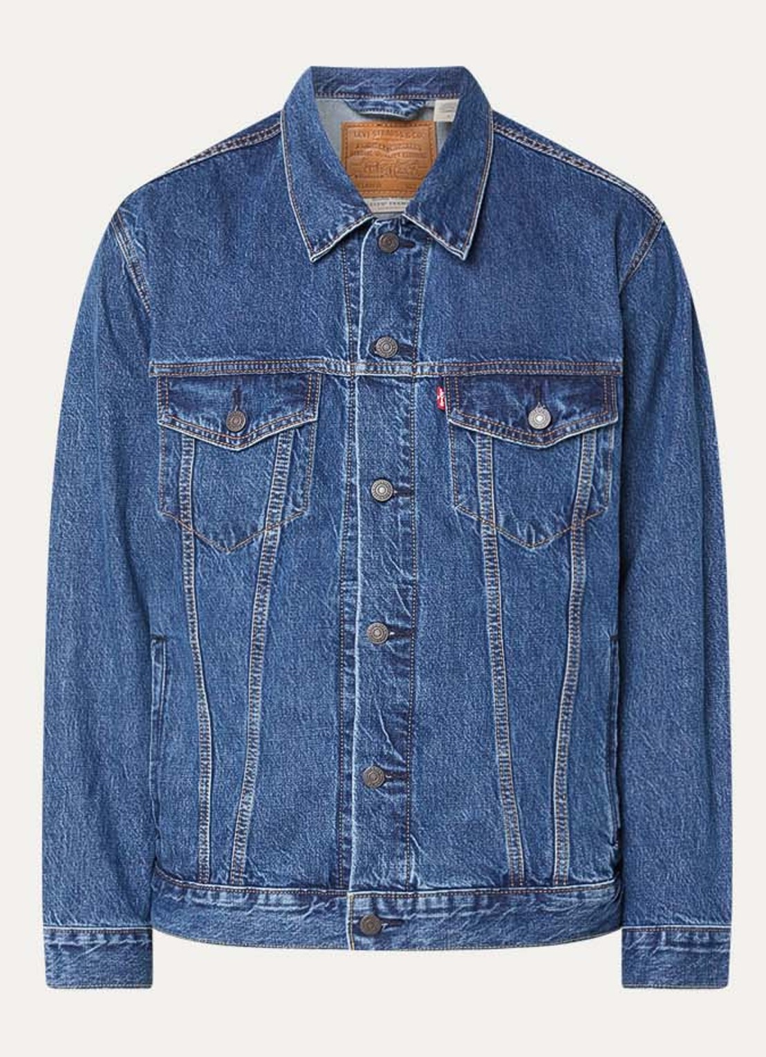 Levi's Spijkerjas met borstzakken - voorkant 2 indigo