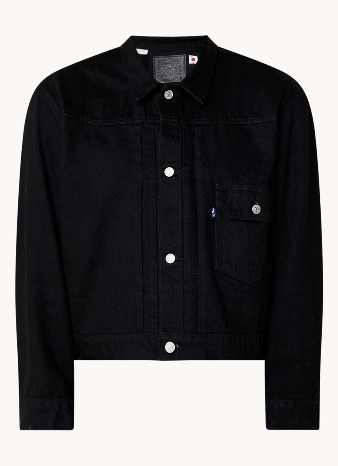 Levi's Spijkerjas met klepzak - voorkant zwart