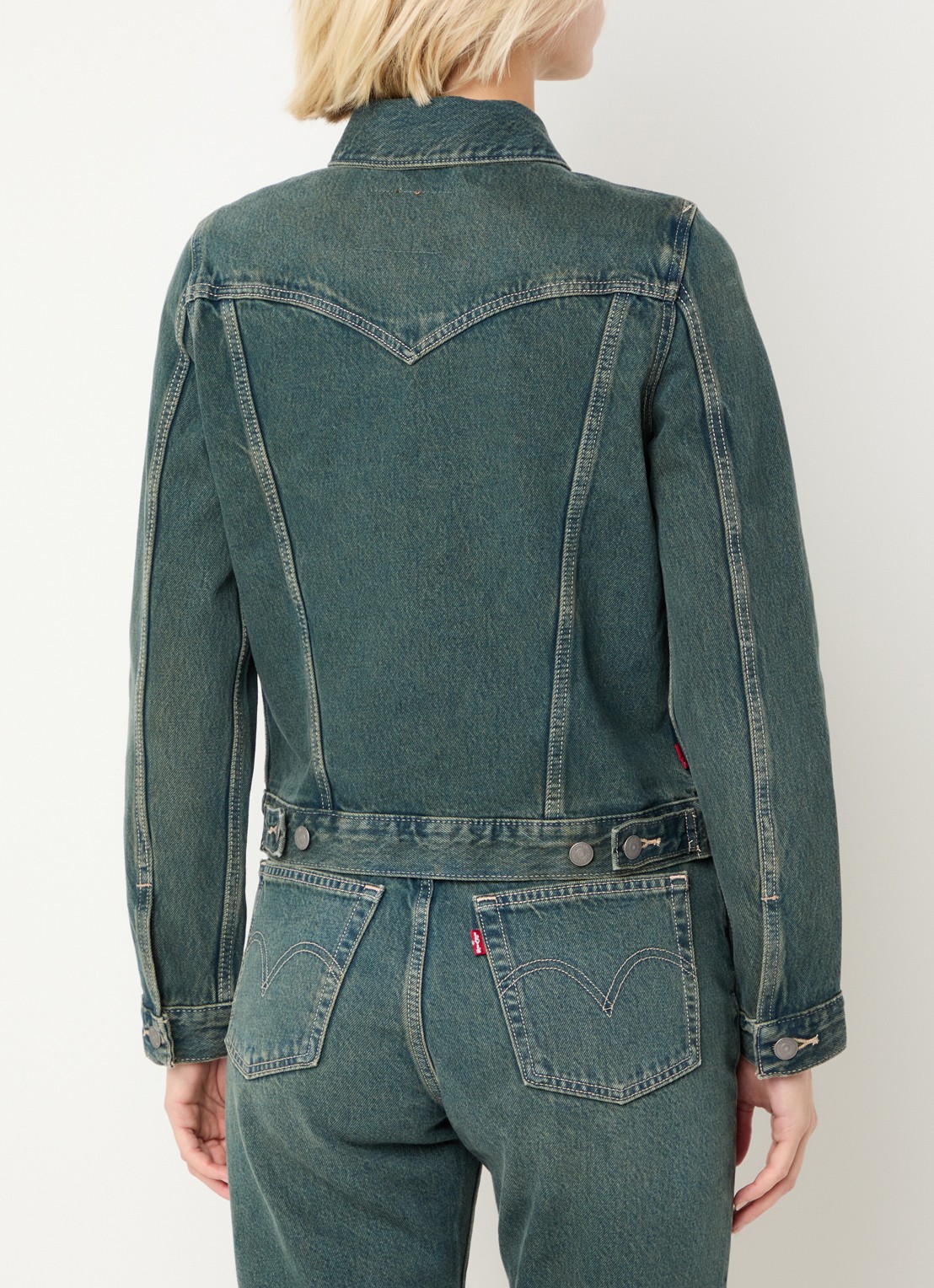 Levi's Spijkerjas met steekzakken - achterkant indigo
