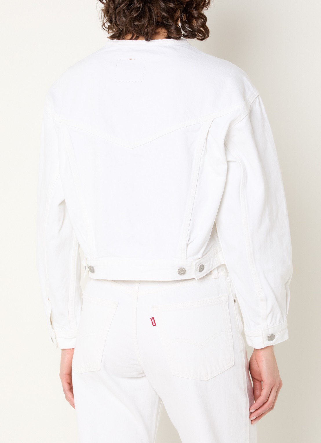 Levi's Spijkerjas met steekzakken - achterkant 4 wit