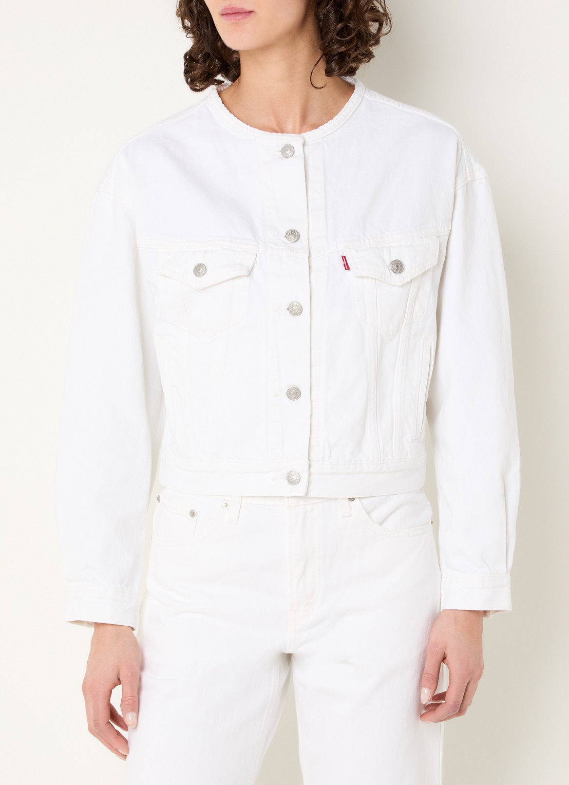 Levi's Spijkerjas met steekzakken - detail 3 wit