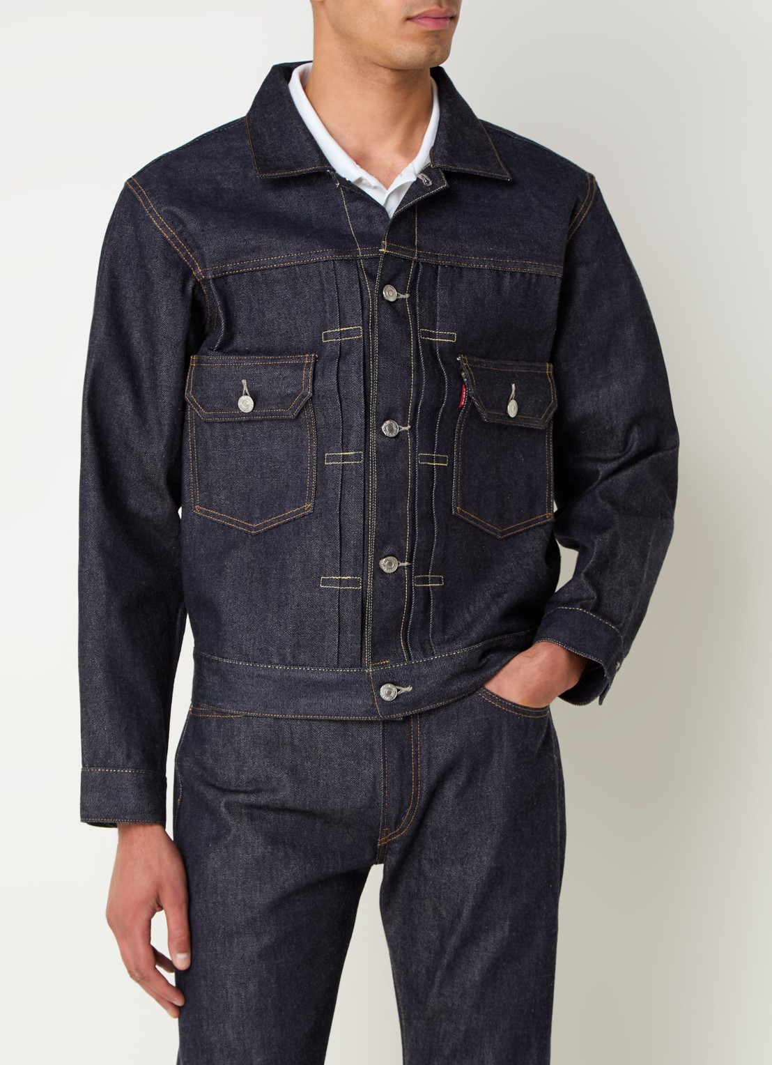 Levi's Spijkerjas van  katoen met klepzakken - detail 2 indigo