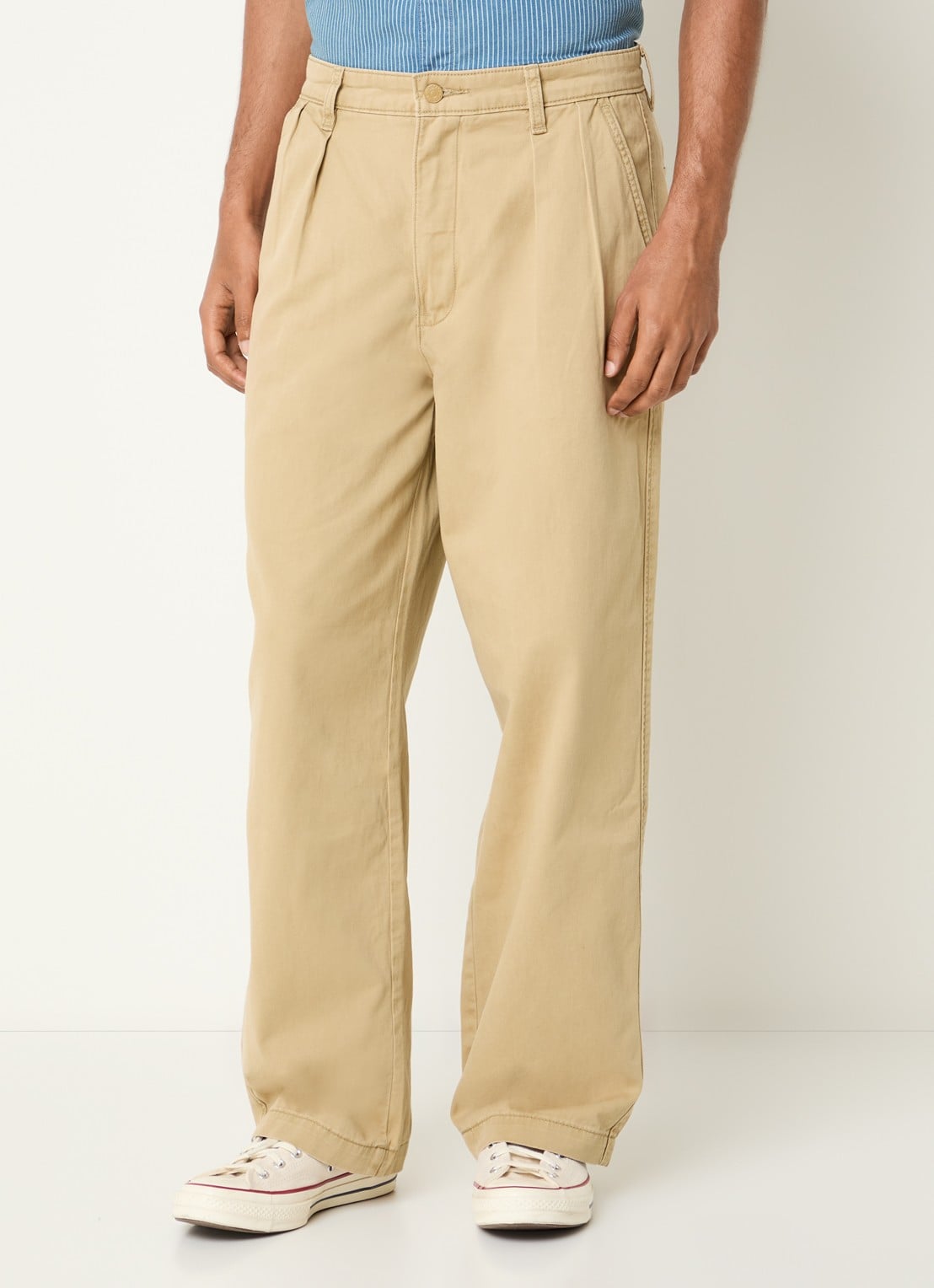 Levi's Straight fit chino met steekzakken - detail 4 camel