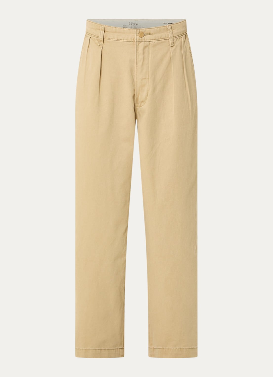 Levi's Straight fit chino met steekzakken - voorkant 2 camel