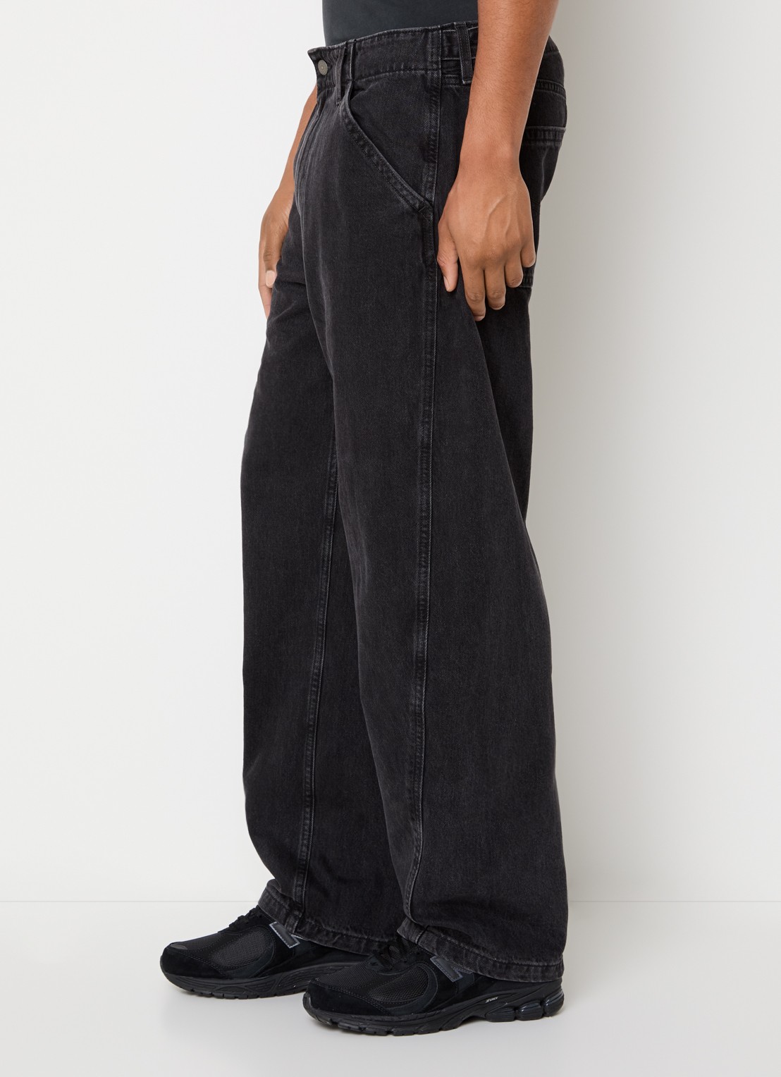 Levi's Straight fit jeans met gekleurde wassing - detail 2 zwart