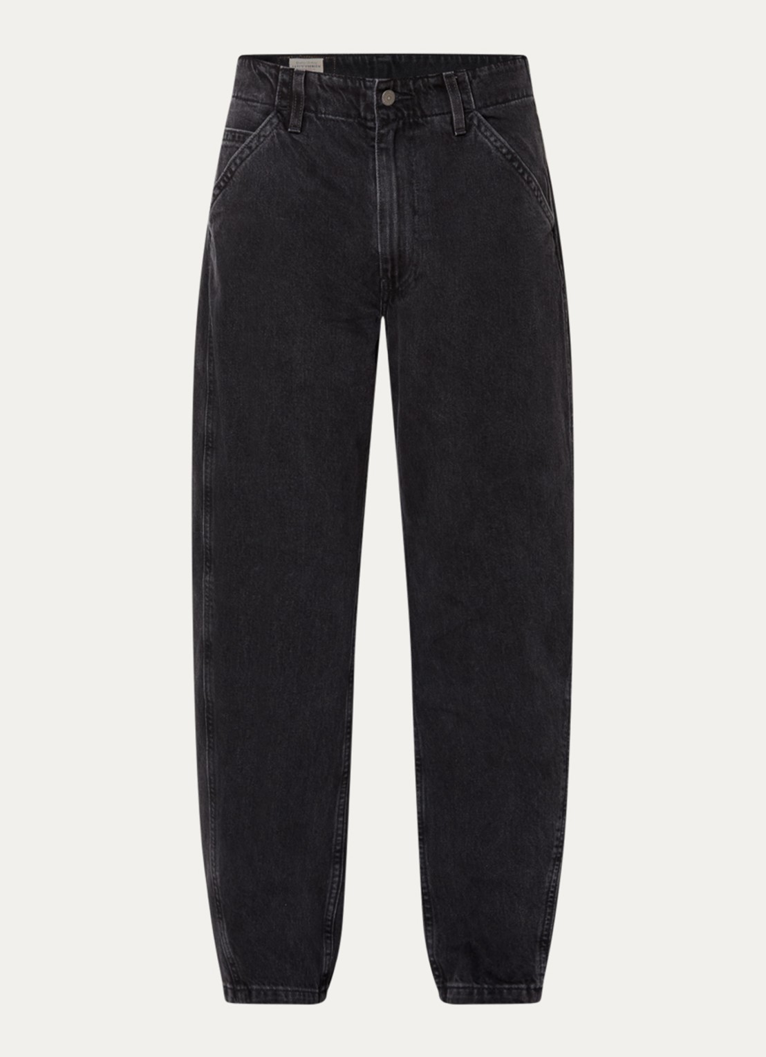 Levi's Straight fit jeans met gekleurde wassing - voorkant 3 zwart