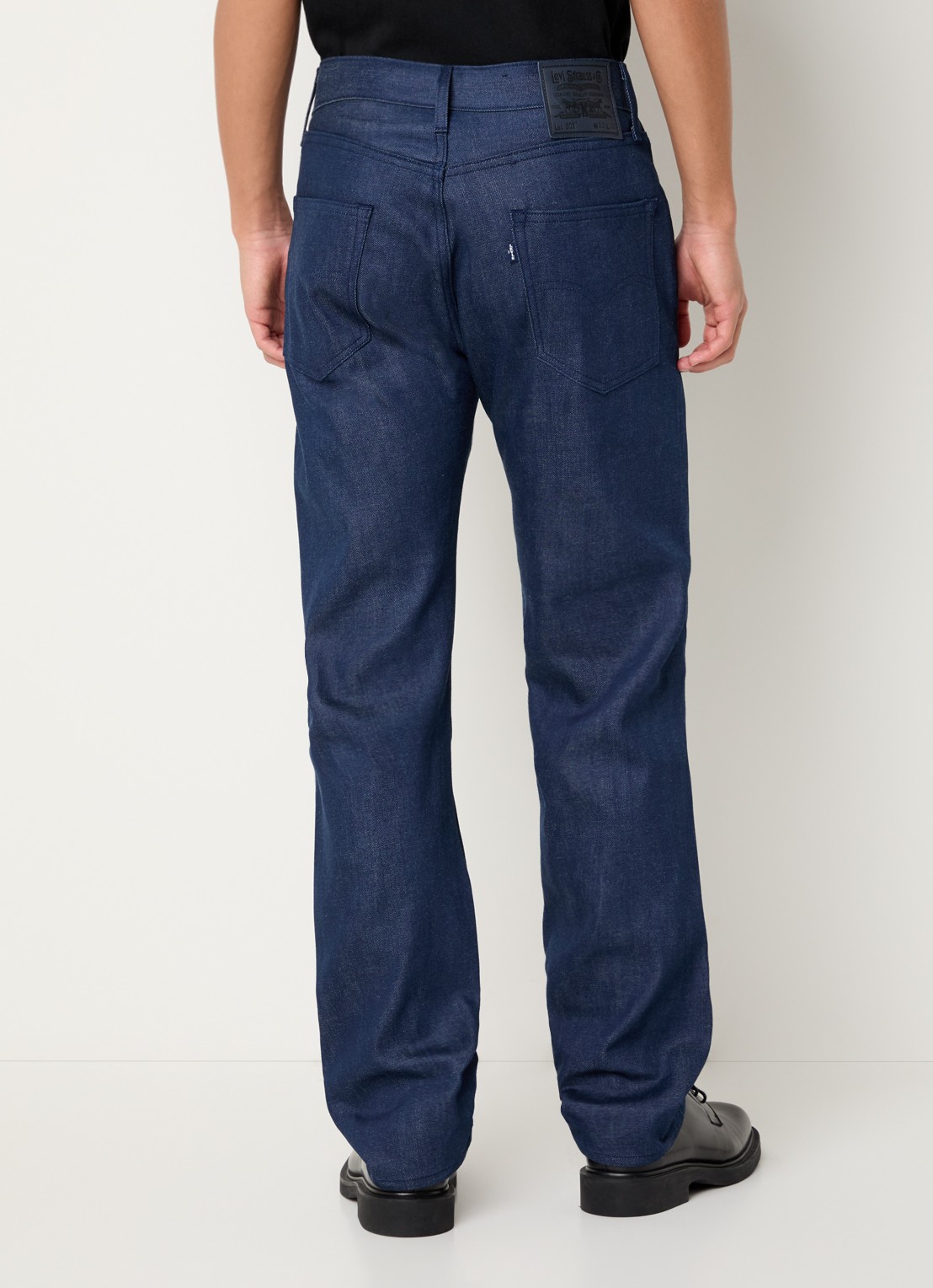 Levi's Straight leg jeans met donkere wassing - achterkant indigo