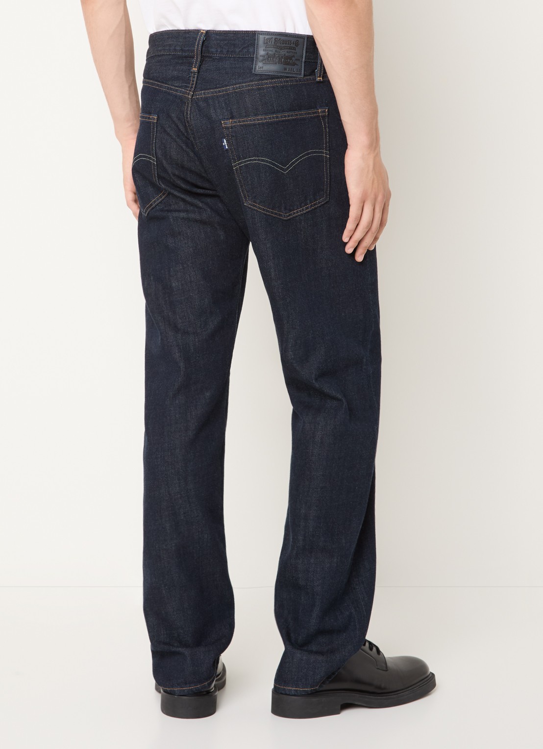 Levi's Straight leg jeans met donkere wassing - achterkant 5 indigo
