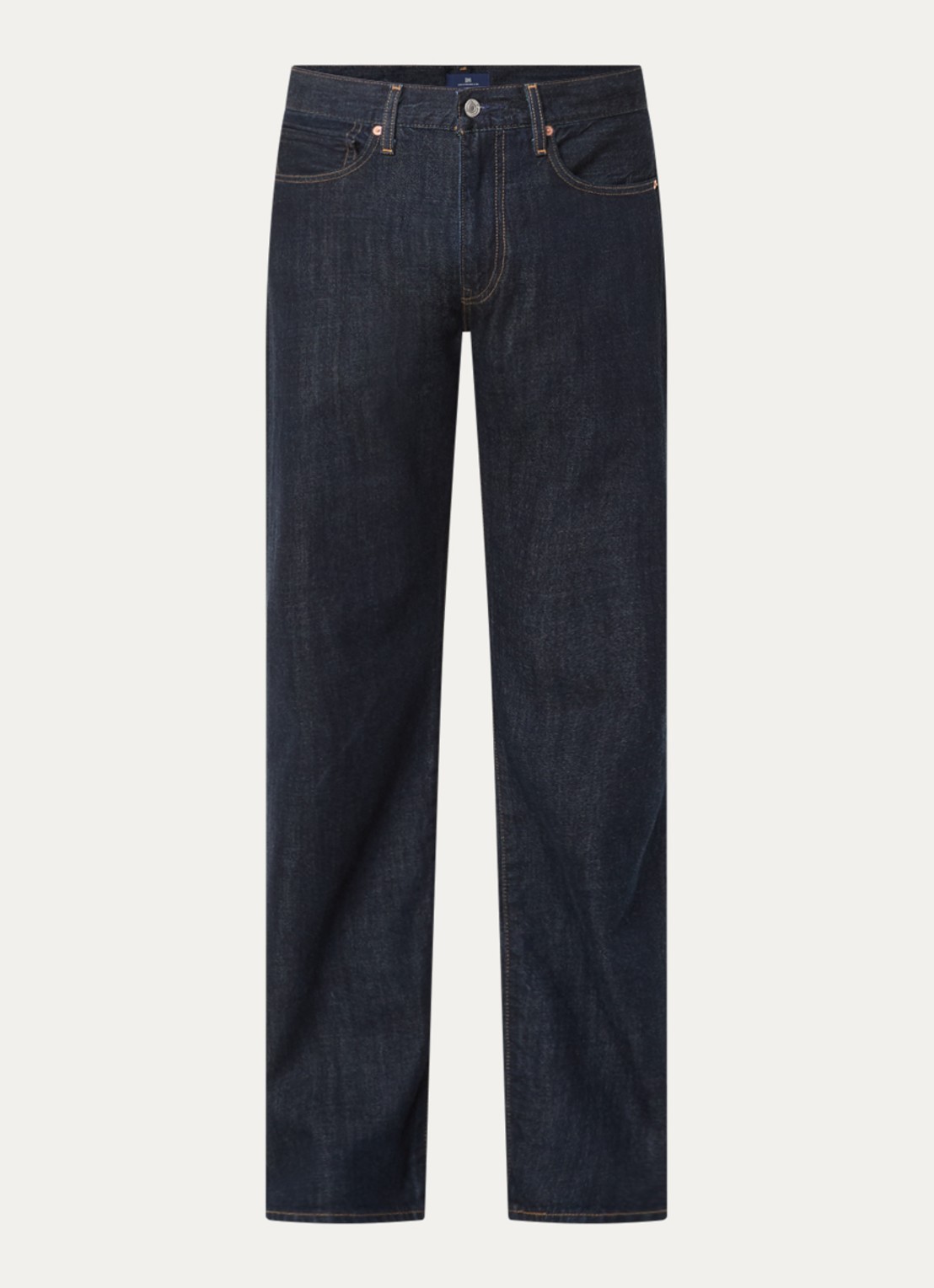 Levi's Straight leg jeans met donkere wassing - voorkant 3 indigo