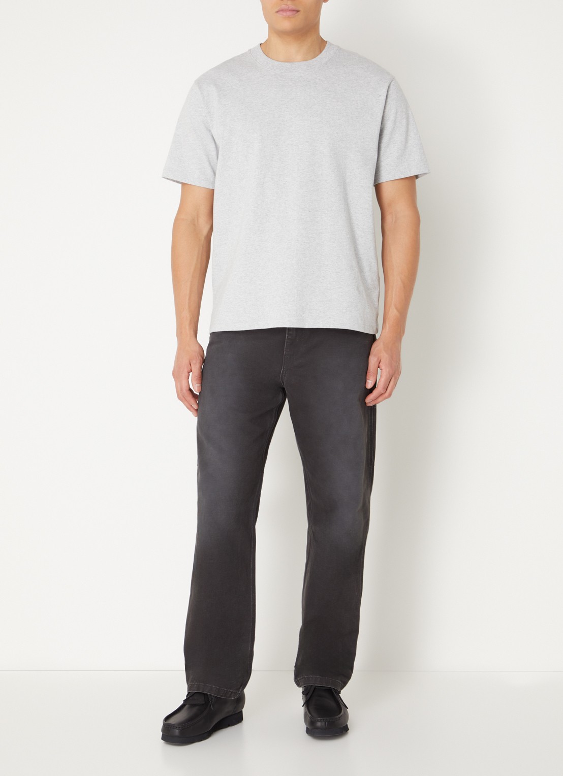 Levi's Straight leg jeans met gekleurde wassing - voorkant 5 zwart