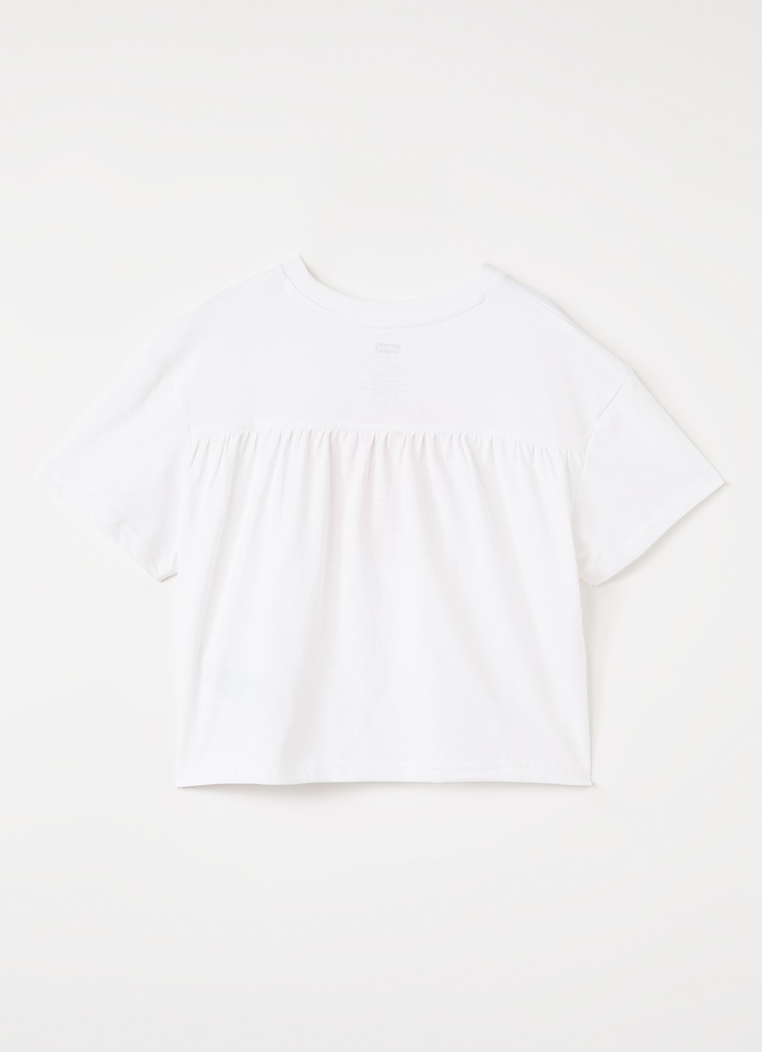 Levi's Strawberry longsleeve met pailletten - voorkant 2 gebroken wit