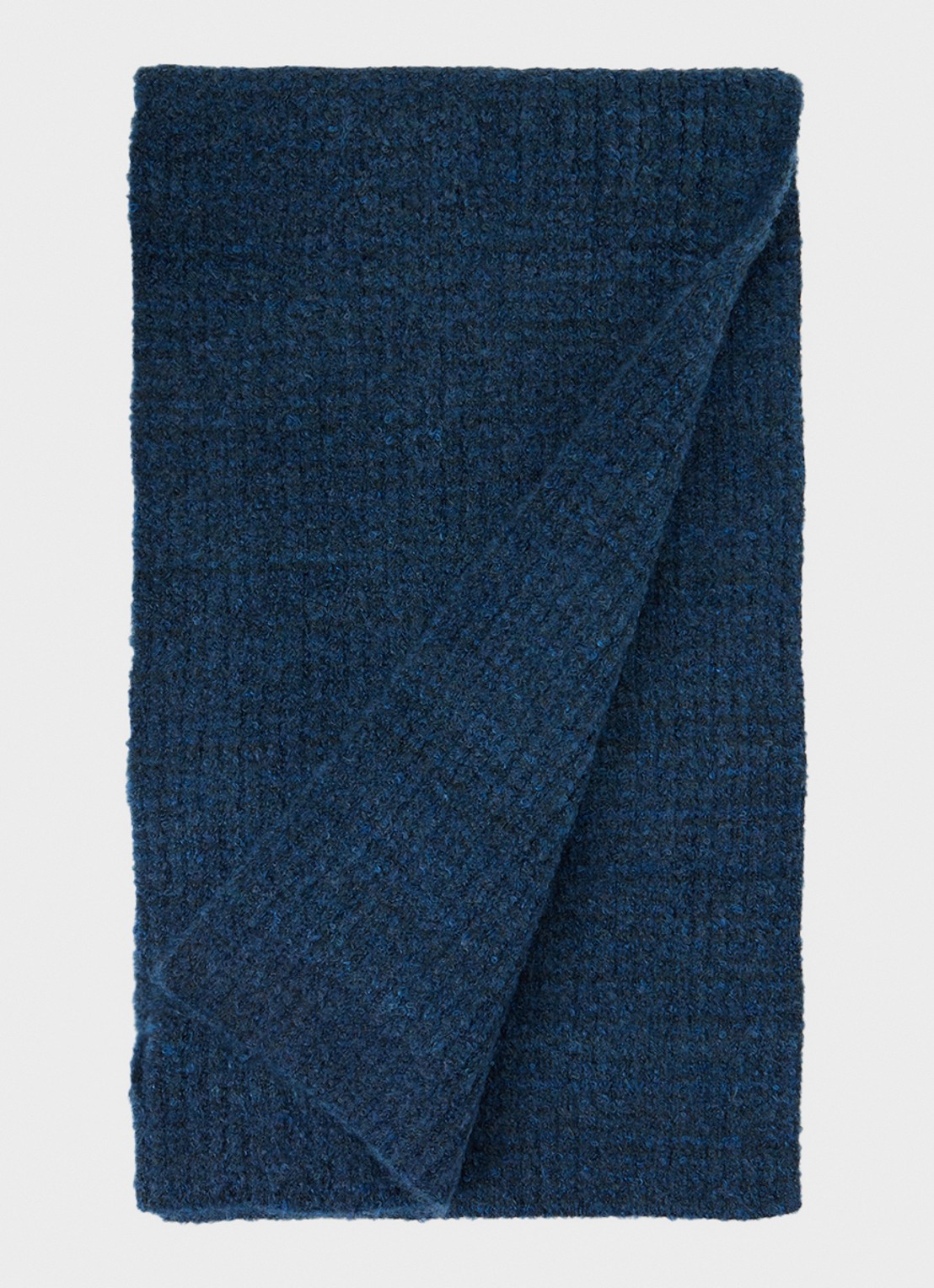 Levi's Sunset sjaal met gemêleerd dessin 200 x 30 cm - voorkant 3 donkerblauw