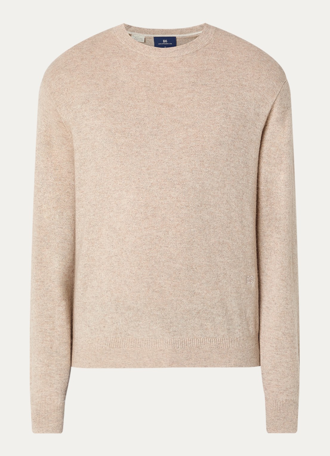 Levi's Sweater in kasjmierblend - voorkant 3 beige