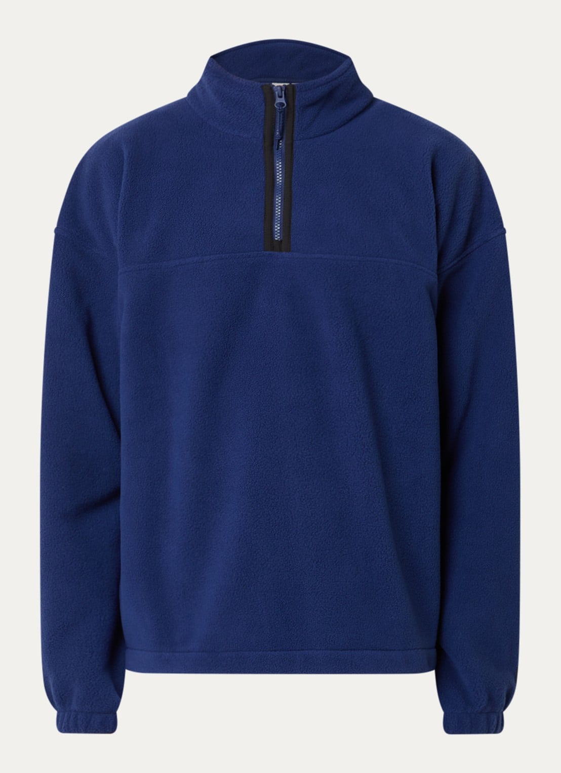 Levi's Sweater met halve rits - voorkant 3 royalblauw