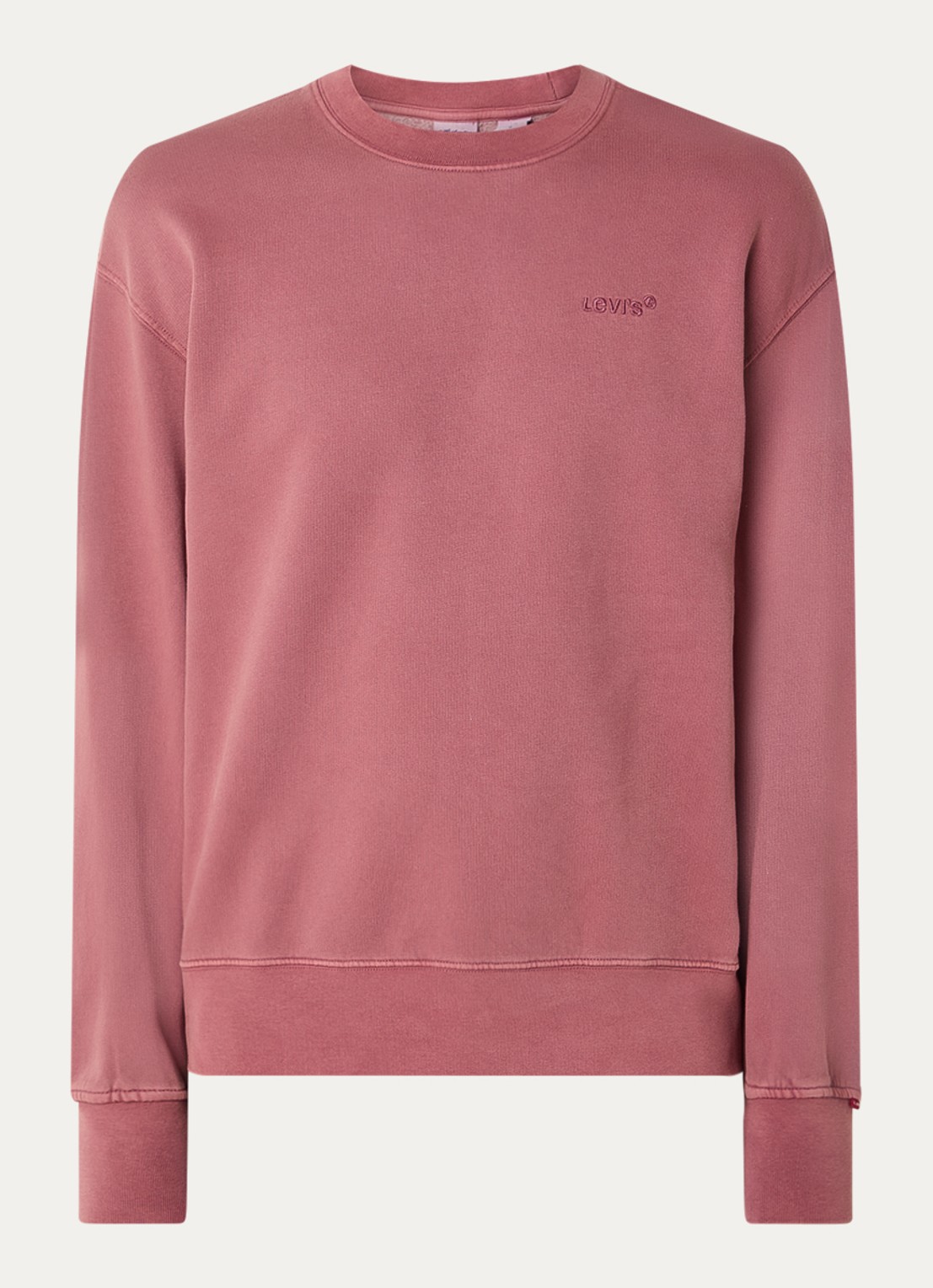 Levi's Sweater met logo - voorkant steenrood