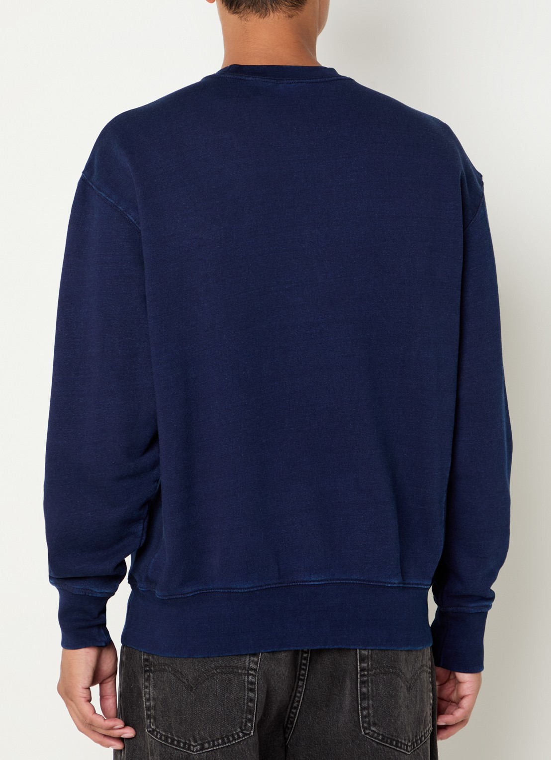 Levi's Sweater met logoborduring - achterkant 4 donkerblauw