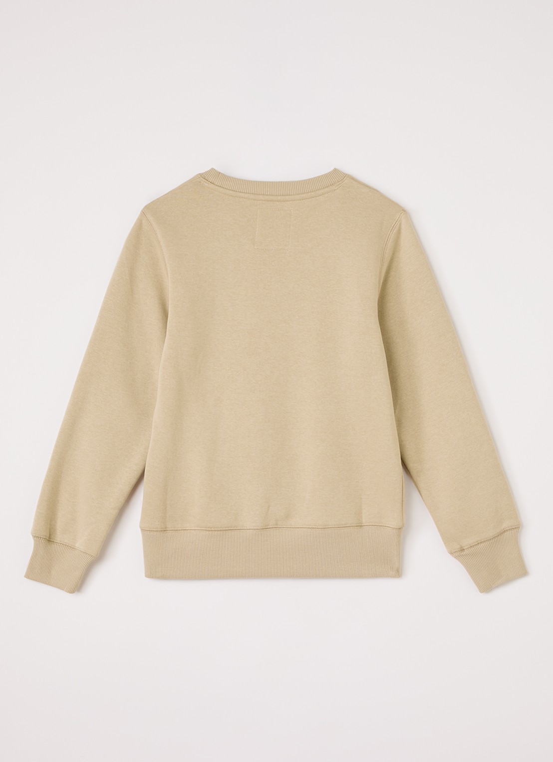 Levi's Sweater met logoprint - voorkant 3 beige
