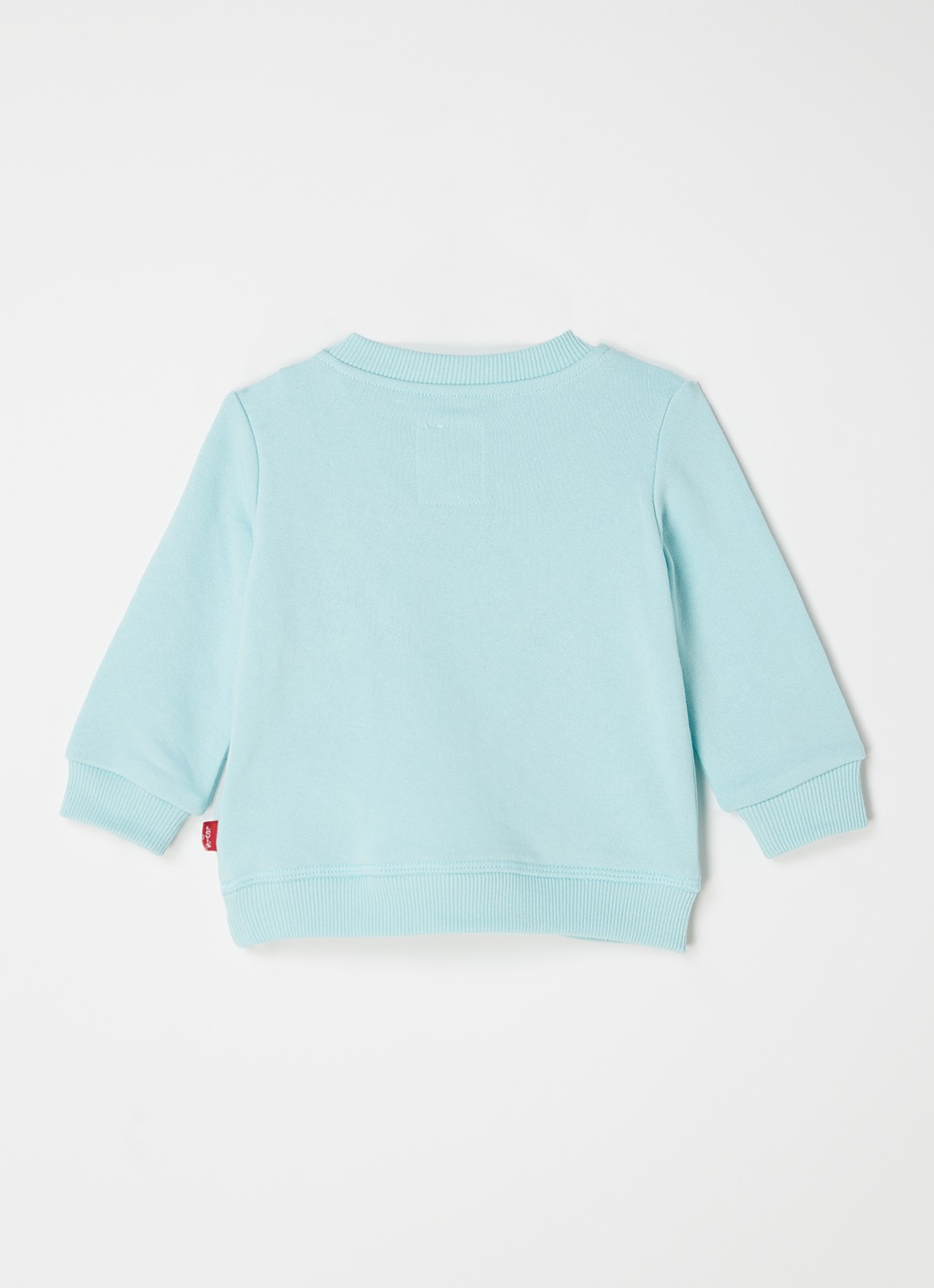 Levi's Sweater met logoprint - voorkant 3 turquoise