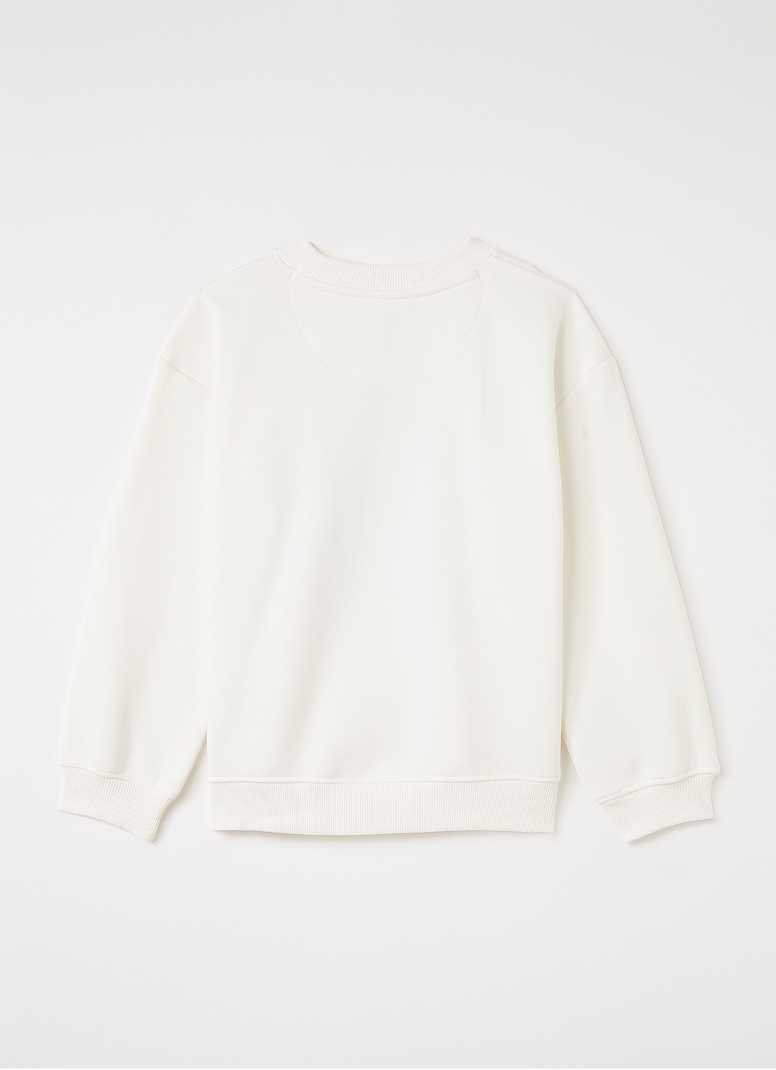 Levi's Sweater met print - voorkant 3 gebroken wit