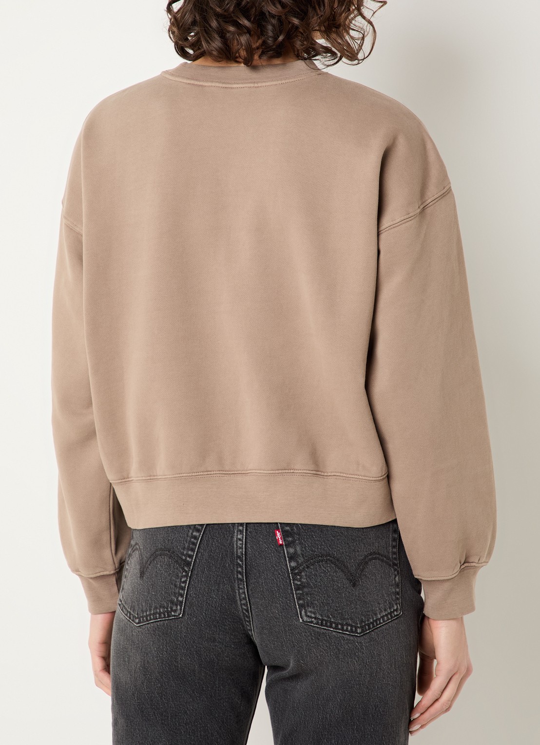 Levi's Sweater met stretch - achterkant 2 bruin