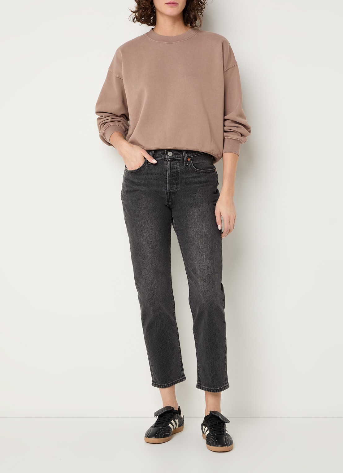 Levi's Sweater met stretch - voorkant 4 bruin