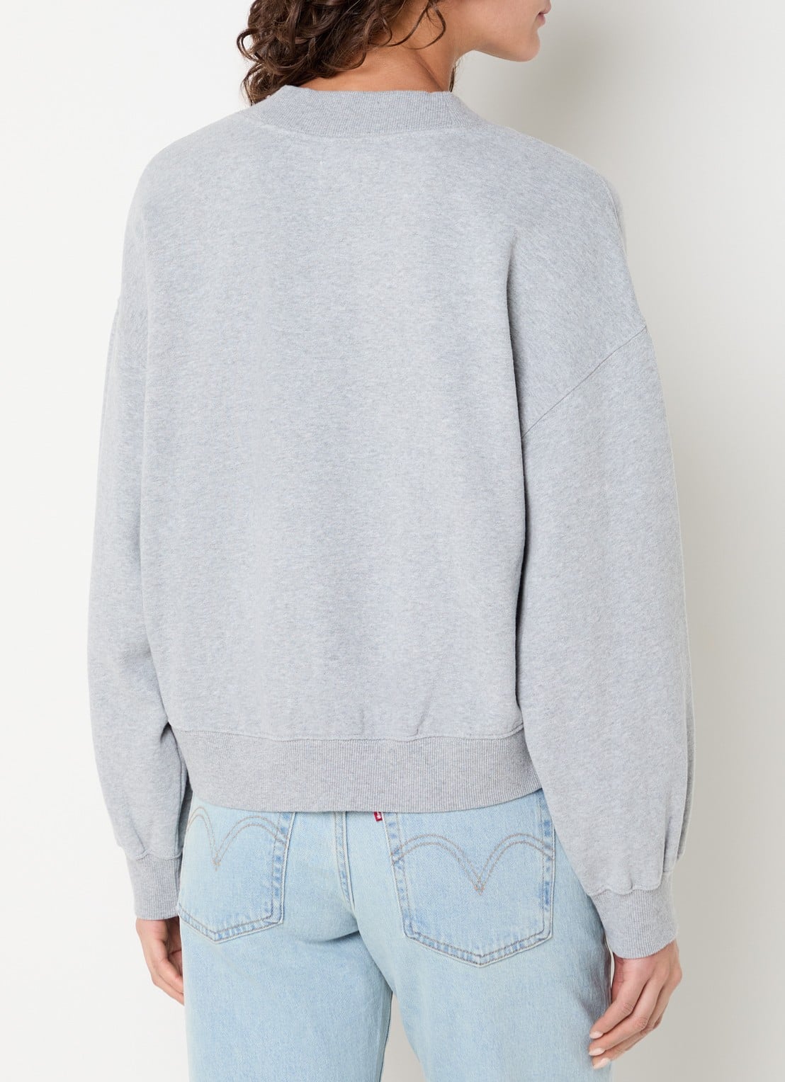 Levi's Sweater met V-hals - achterkant 4 grijsmele