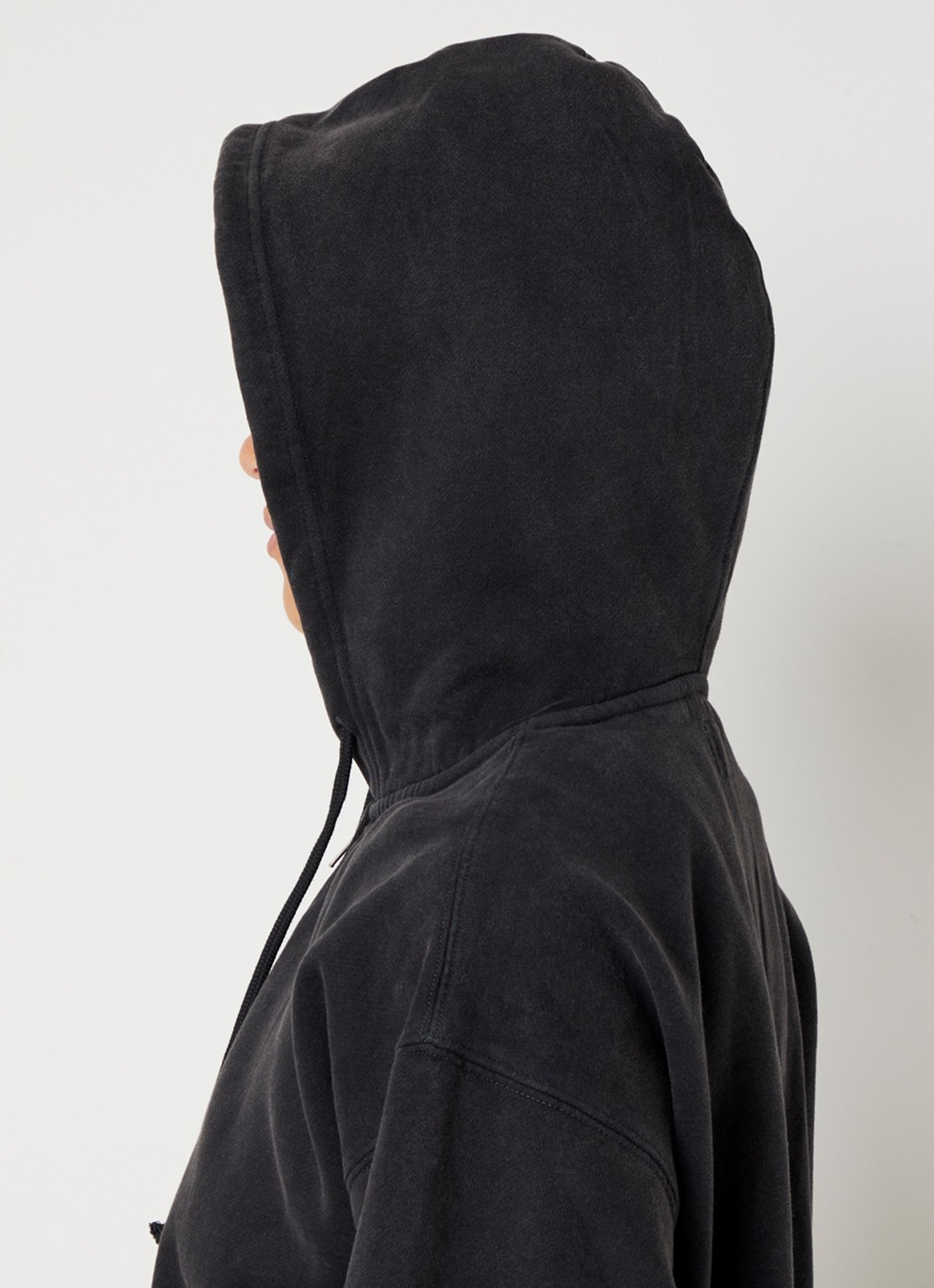 Levi's Sweatvest met capuchon - detail 4 donkergrijs