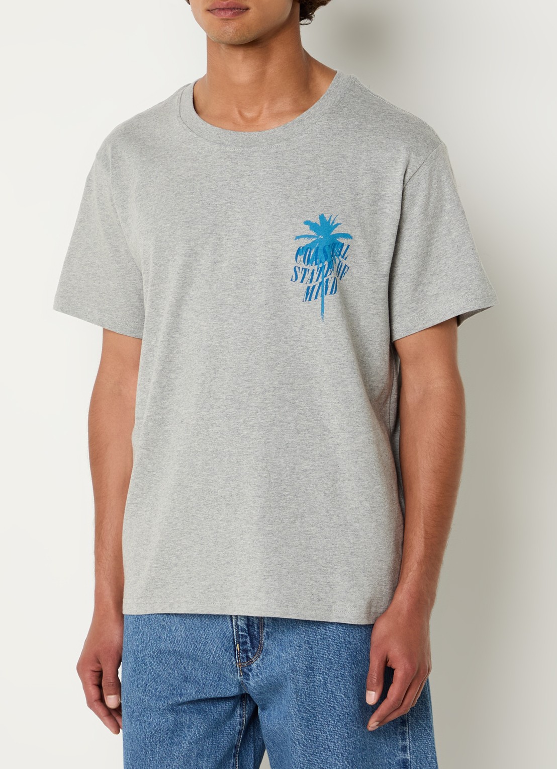 Levi's T-shirt met front- en backprint - achterkant 4 grijsmele