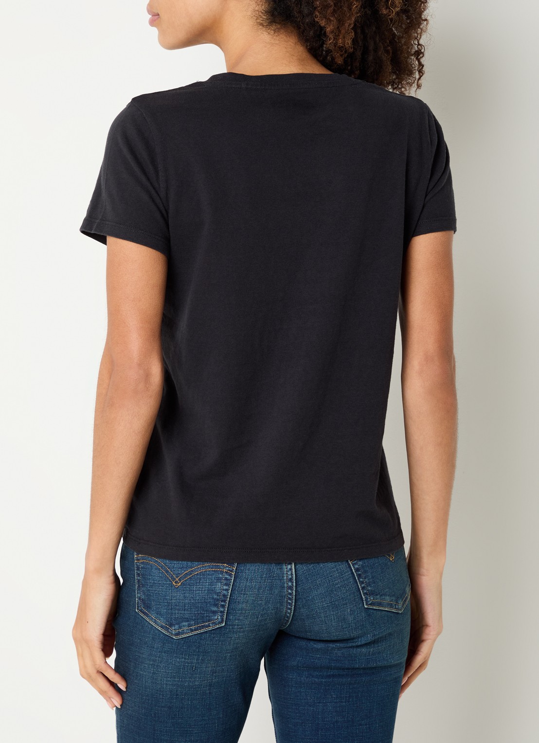 Levi's T-shirt met logo - achterkant 2 zwart