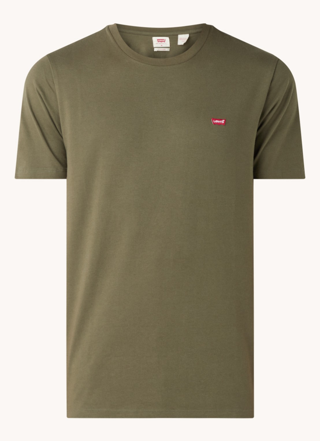 Levi's T-shirt met logo - voorkant 3 groen