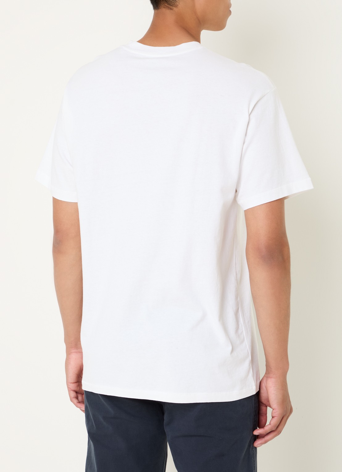 Levi's T-shirt met logo - achterkant wit