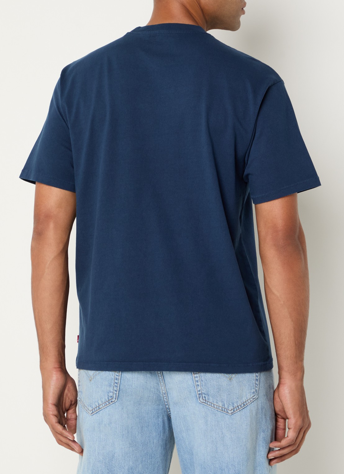 Levi's T-shirt met logo - achterkant 2 donkerblauw
