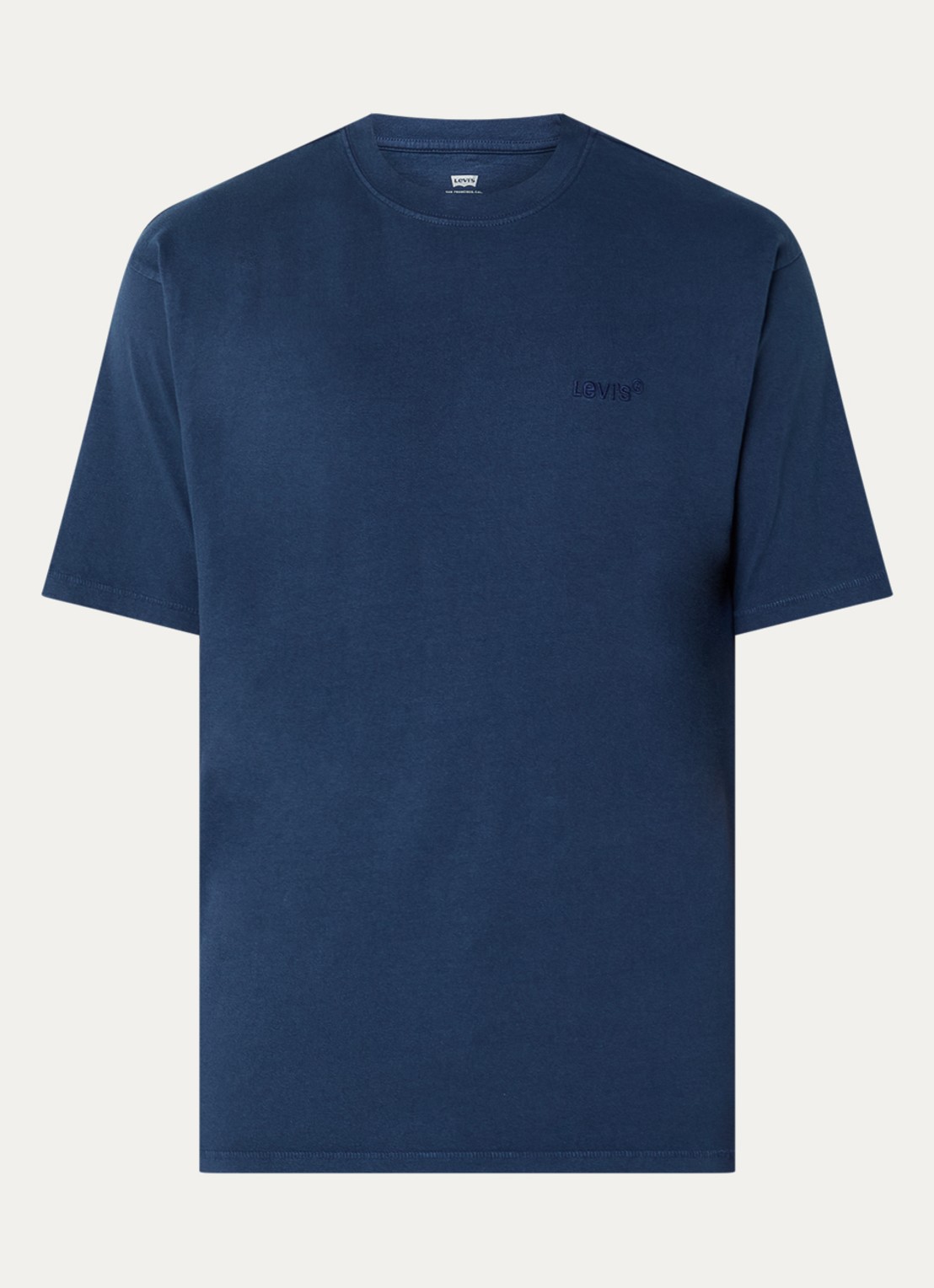 Levi's T-shirt met logo - voorkant 3 donkerblauw