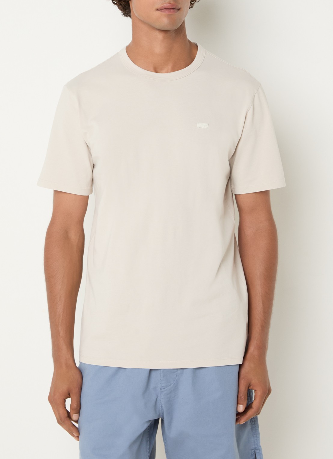 Levi's T-shirt met logo - detail 3 creme