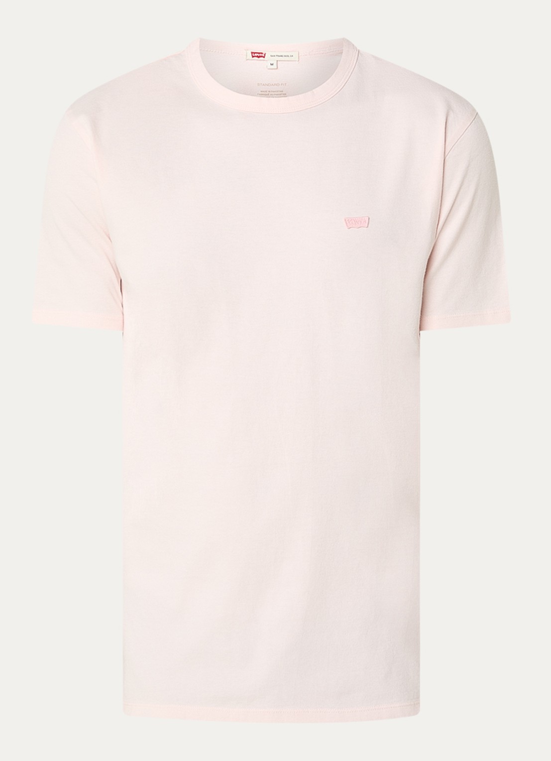 Levi's T-shirt met logo - voorkant 3 lichtroze