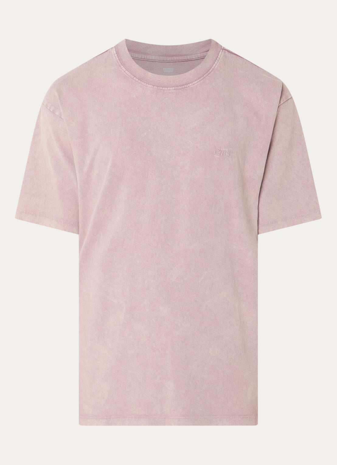 Levi's T-shirt met logo - voorkant 2 roze